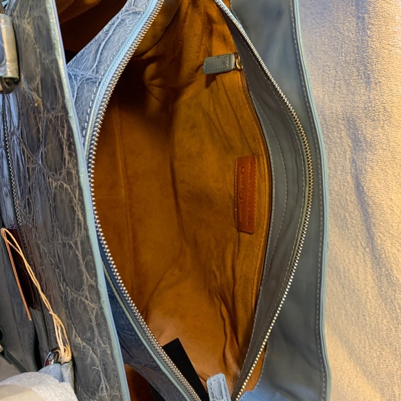 Dooney & Bourke Genuine Croco Shopper Crossbody - Picture 12 of 13